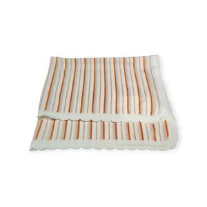 FROLICS KIDS COLLECTION Reversible Cotton BABY BLANKET Stripes Appx. 28” x  36”